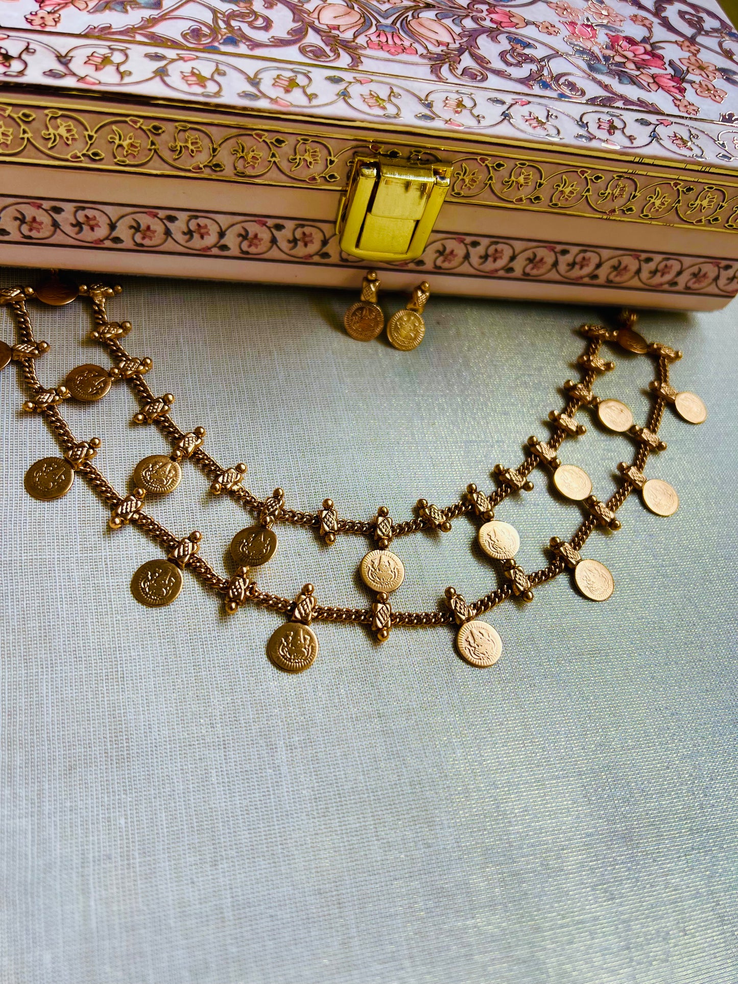 Double Layer Coin Necklace