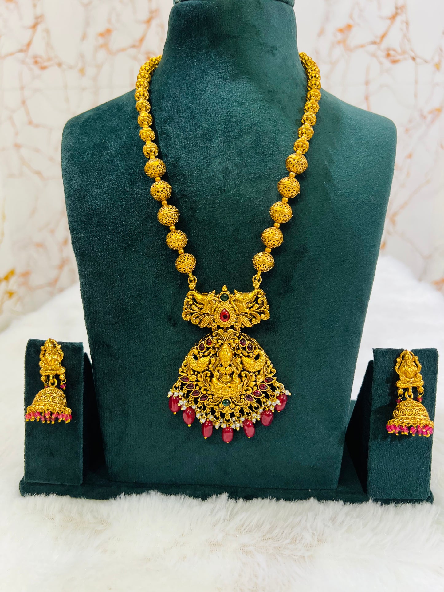 Traditional Mayuri Devi Long Haaram