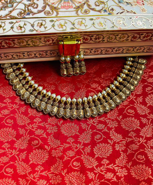 Moti Mayuri Necklace