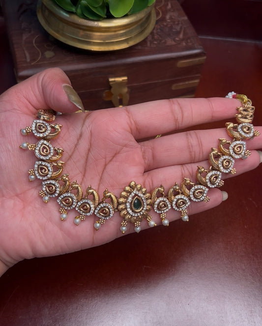 AD Mayuri Necklace