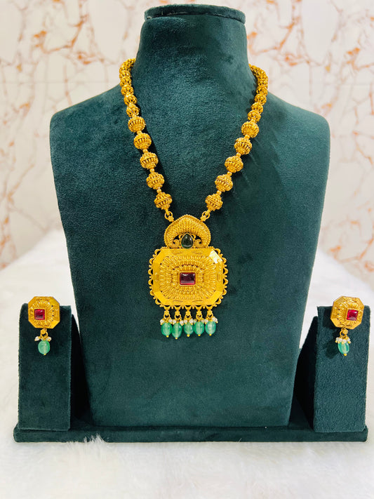 Pushpa Vritha Pendant Haaram